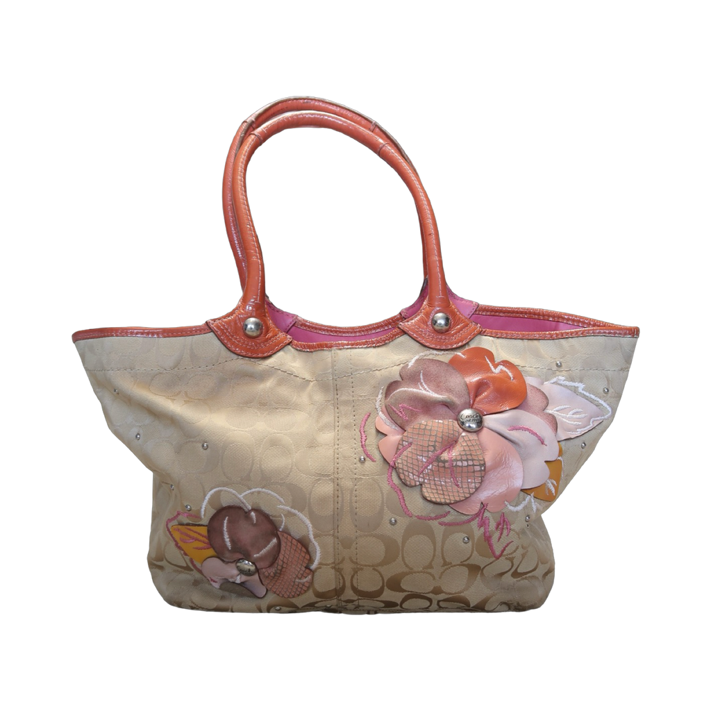 FLOWER COACH BAG - M