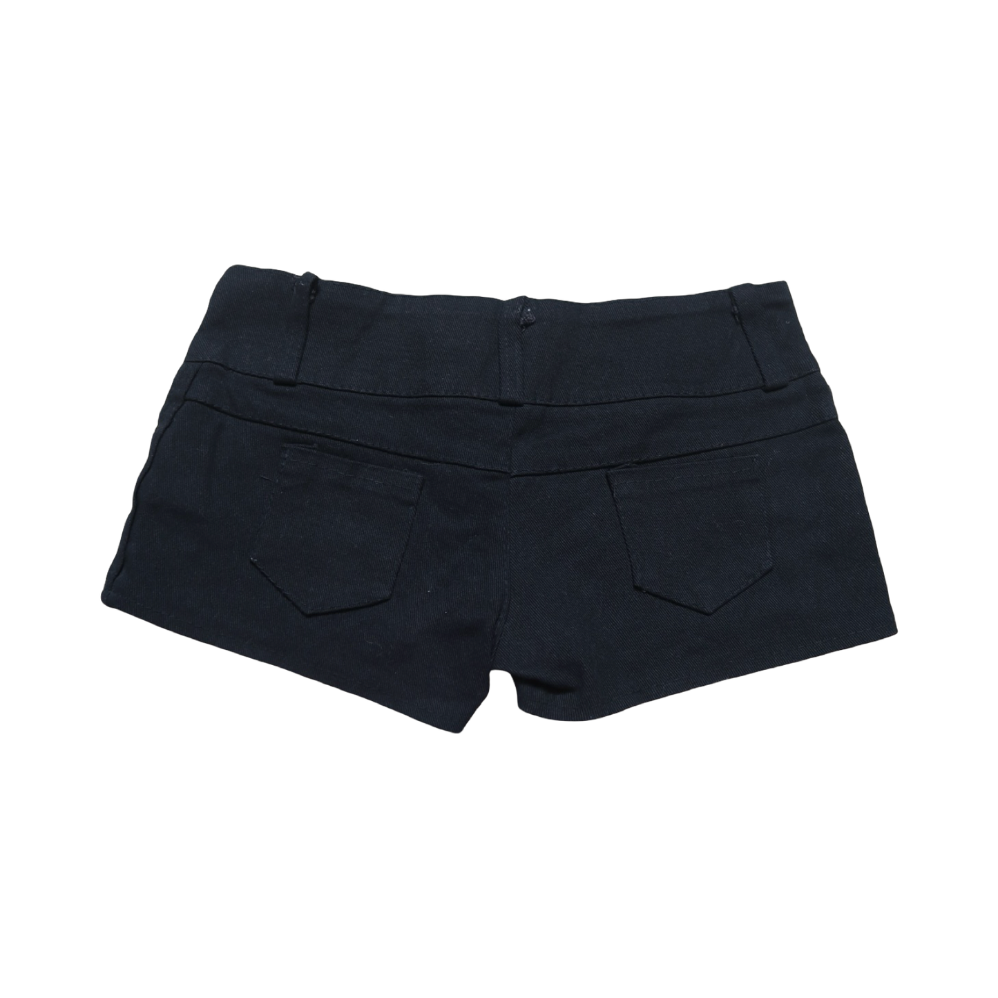 BLACK STUDD MINI SHORT - XS