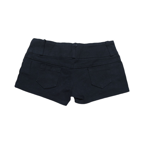 BLACK STUDD MINI SHORT - XS