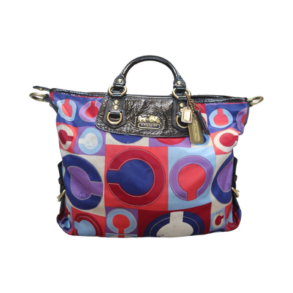 RED & BLUE COACH BAG