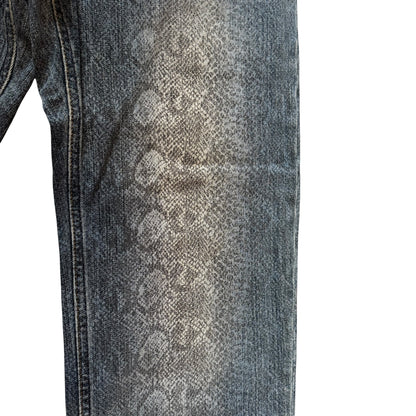 KARAKURI SNAKE SKIN JEANS - 32”