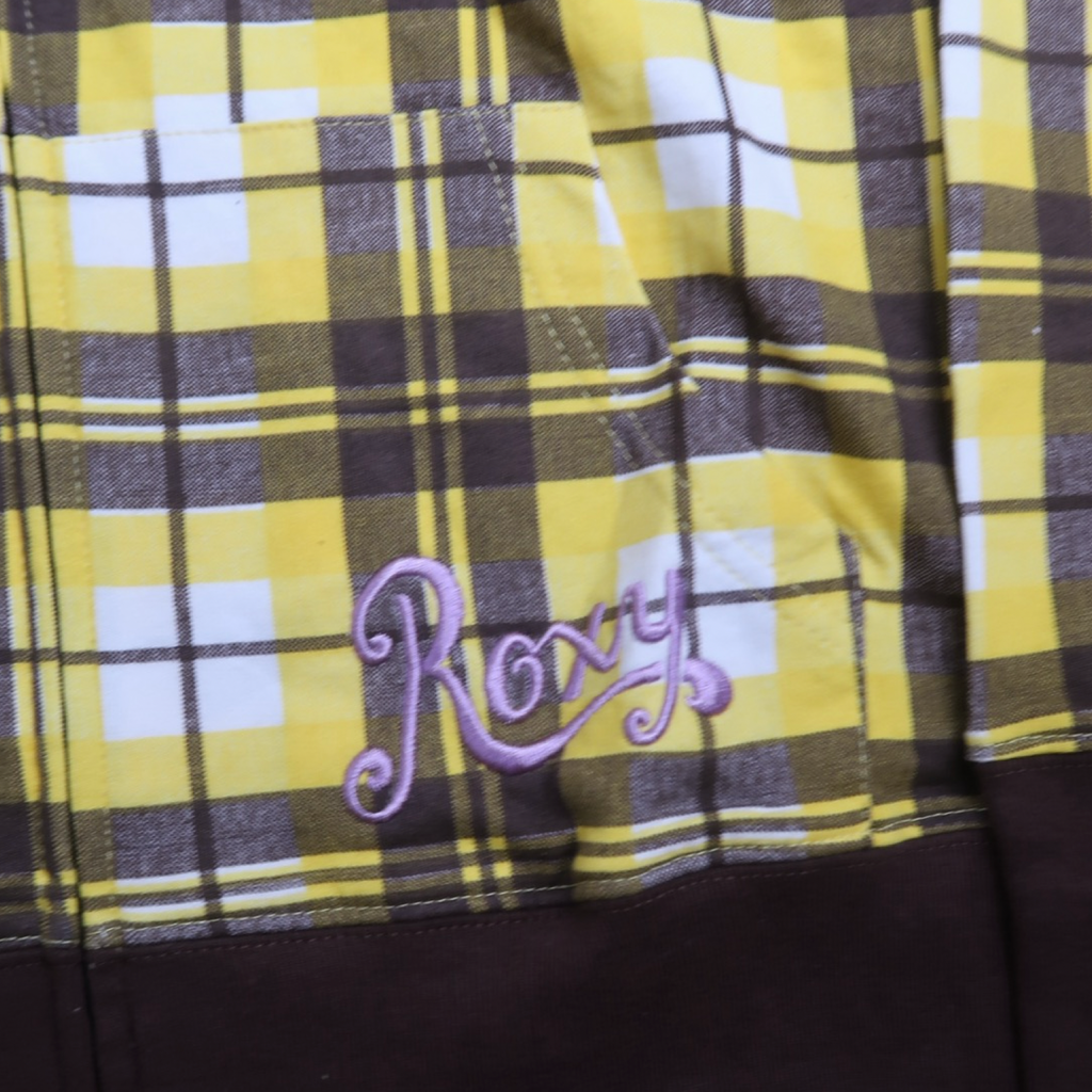 ROXY PLAID ZIPUP - S