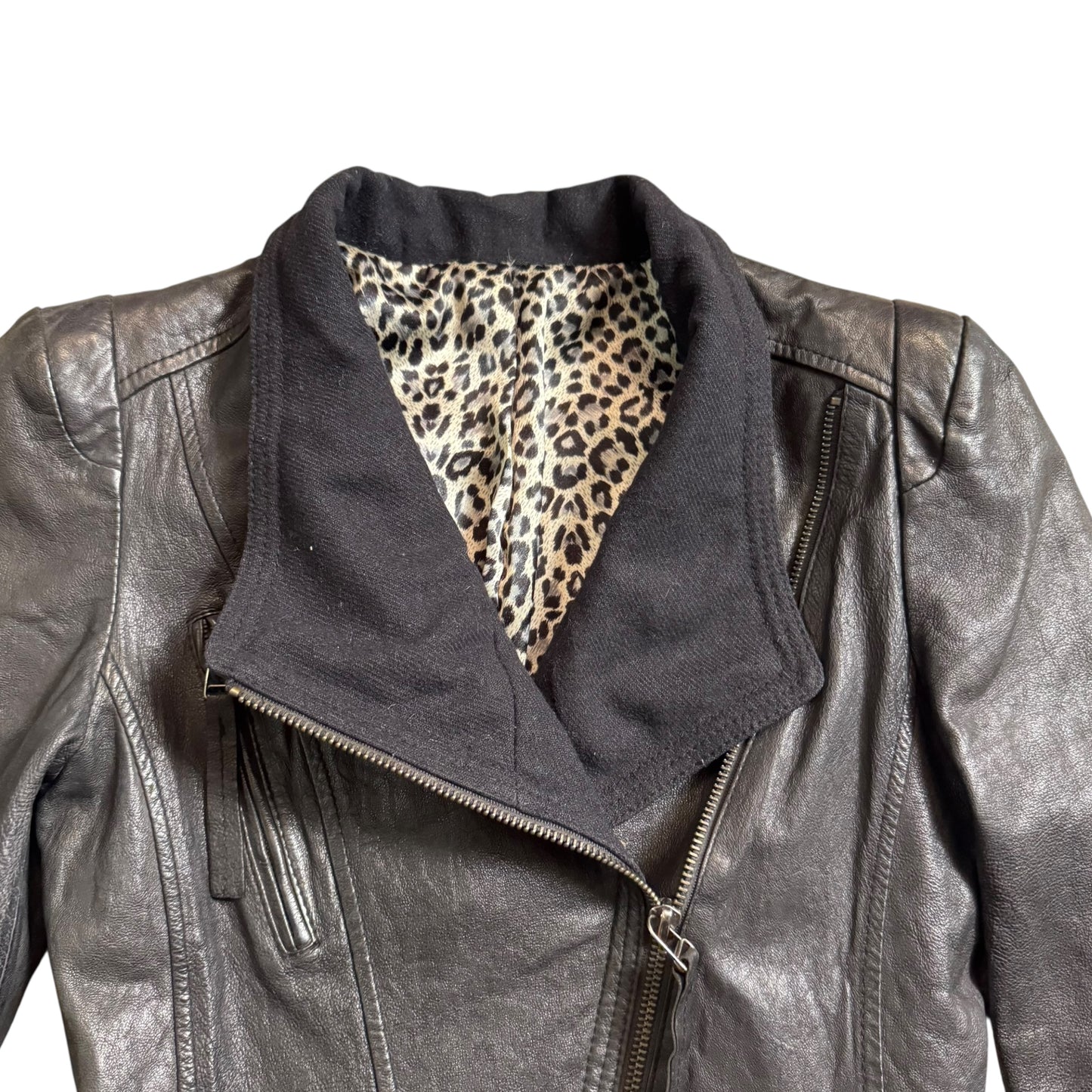 VINTAGE LEATHER JACKET - XS
