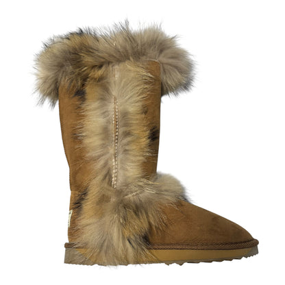 VINTAGE UGG FUR BOOTS - EU38