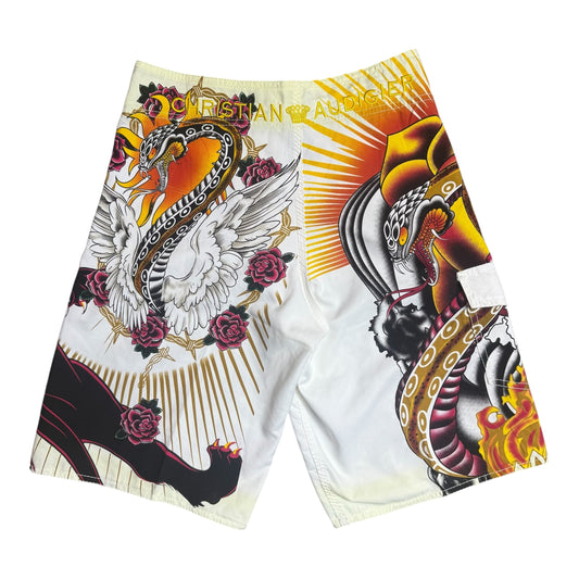 CHRISTIAN AUDIGIER BOARD SHORTS - 30x11”