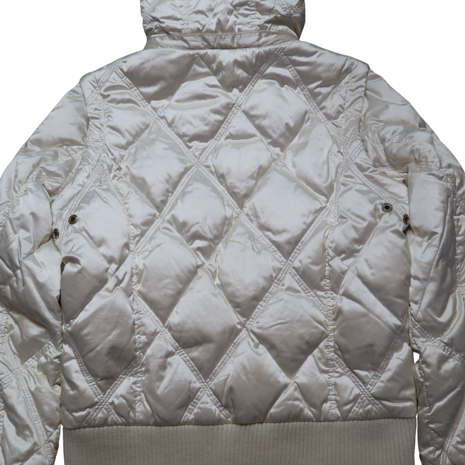 FUR LINED HOOD PUFFER - M