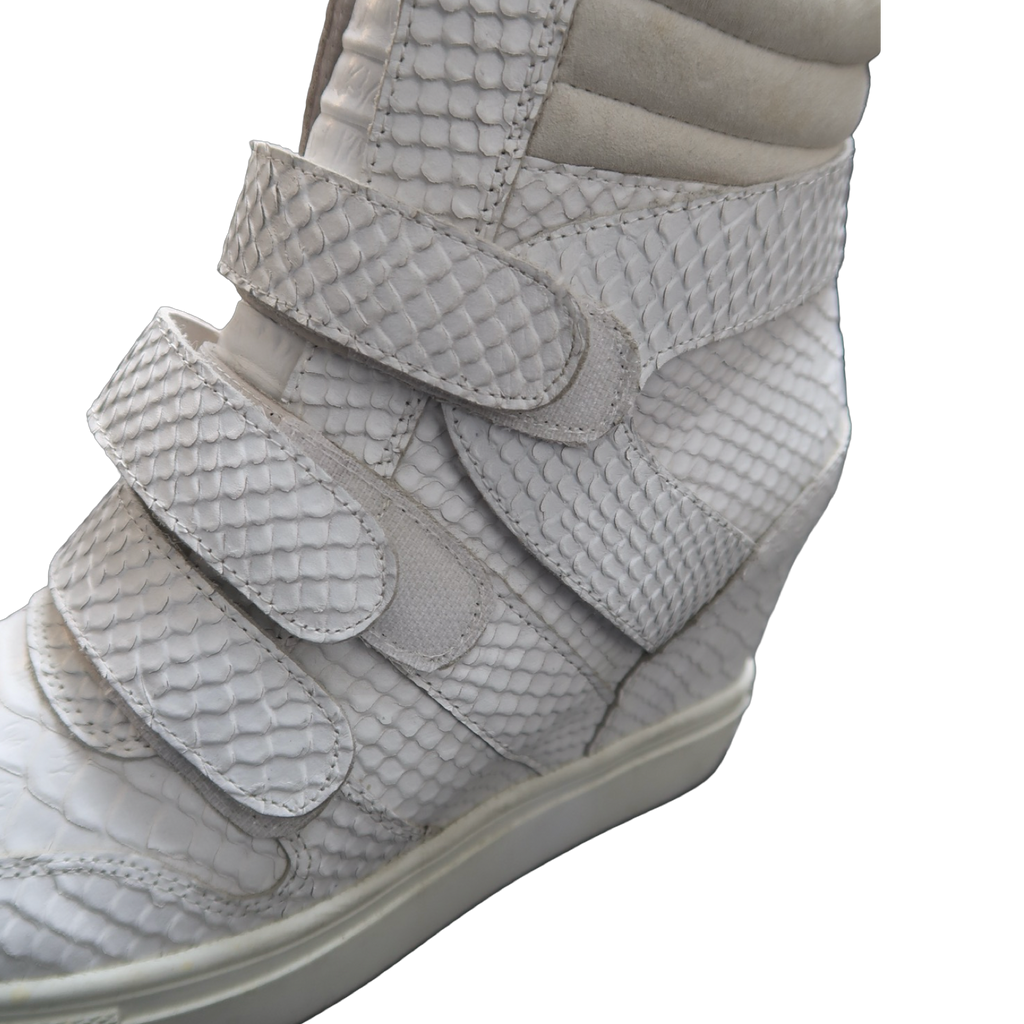 SNAKE SKIN WEDGE SNEAKER - EU39