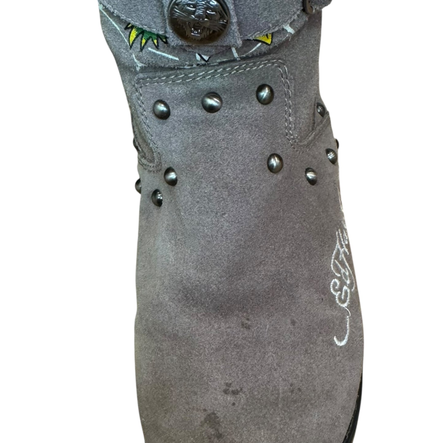 ED HARDY FUR BOOTS - 38/39