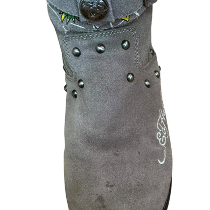 ED HARDY FUR BOOTS - 38/39