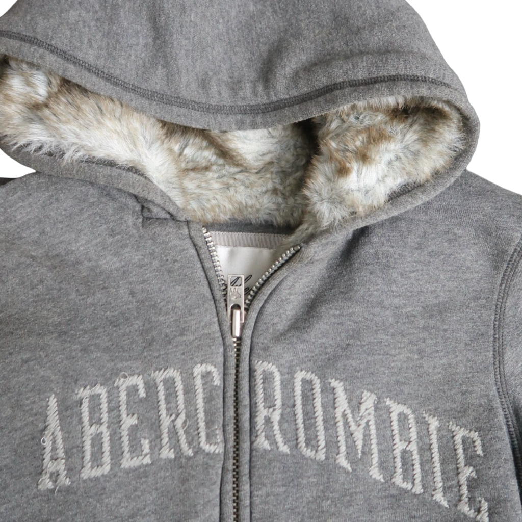 ABERCROMBIE & FITCH FUR JACKET - S