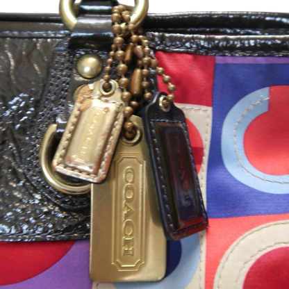 RED & BLUE COACH BAG