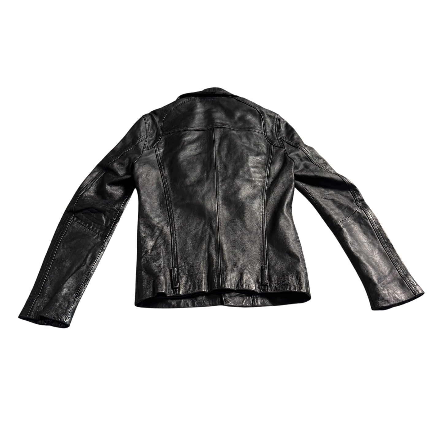KOYO VINTAGE BLACK LEATHER JACKET - S