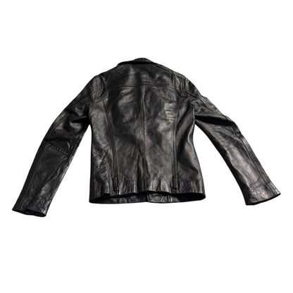 KOYO VINTAGE BLACK LEATHER JACKET - S