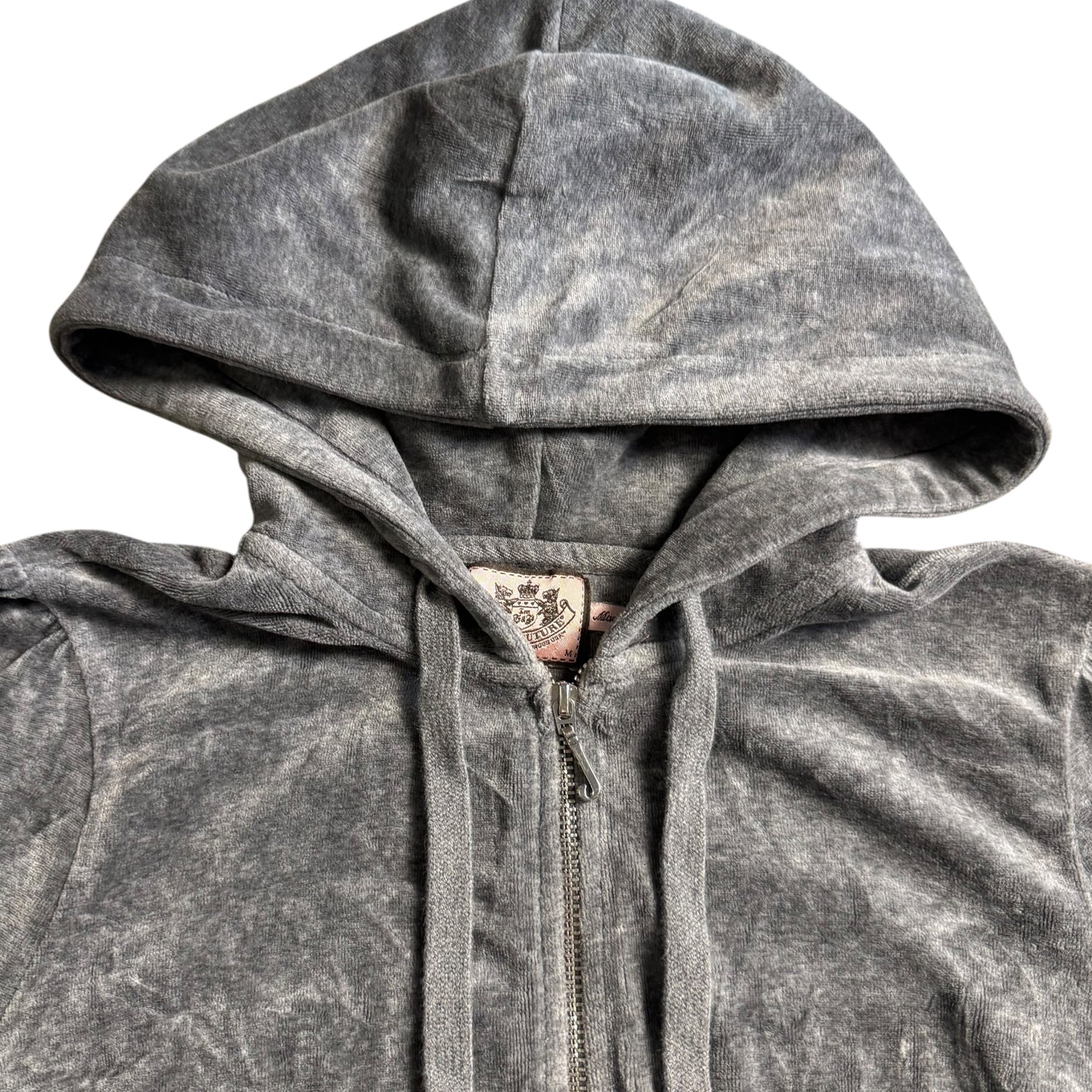 JUICY COUTURE GREY ZIPUP - M