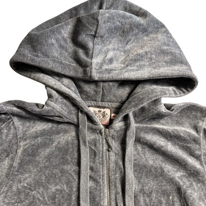 JUICY COUTURE GREY ZIPUP - M