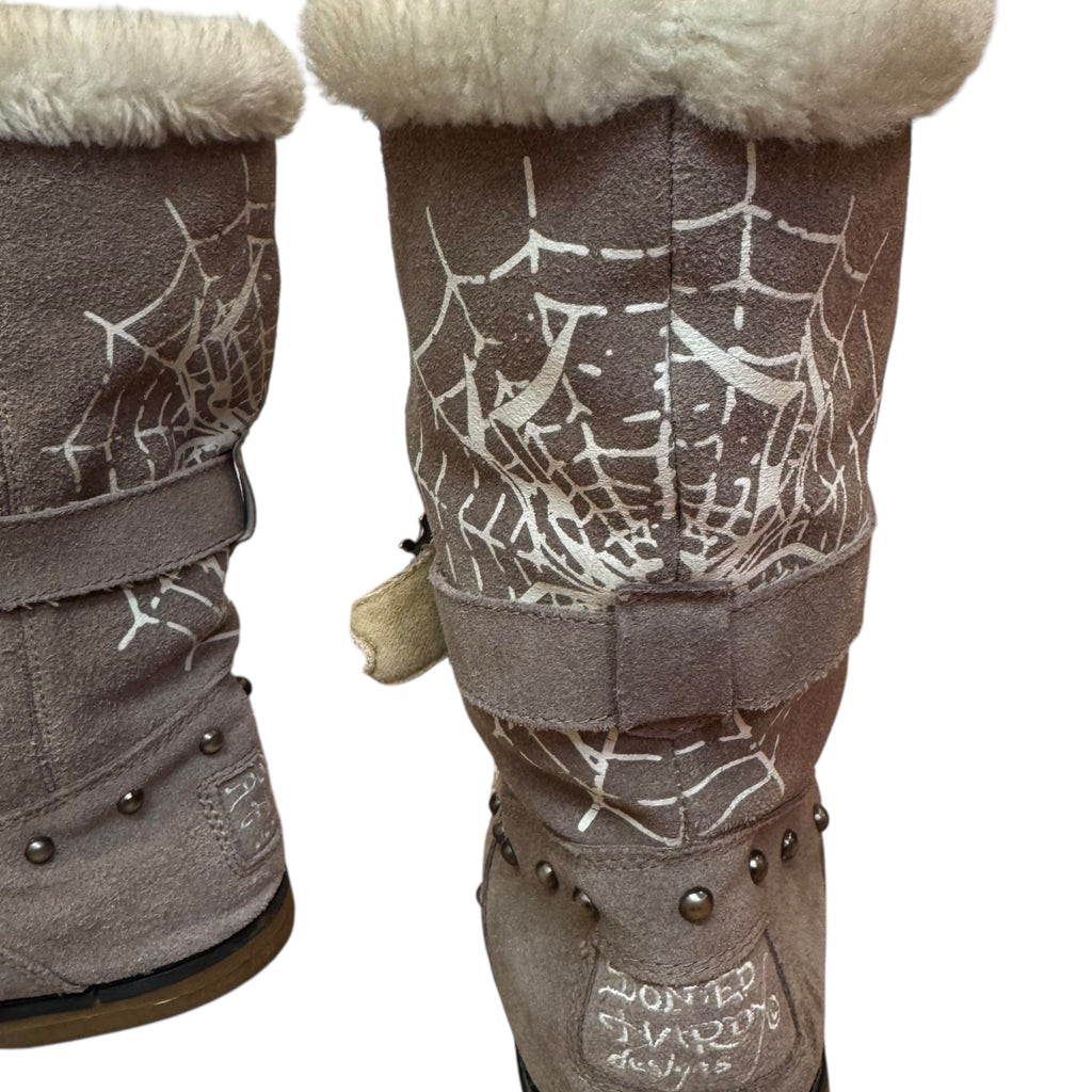 ED HARDY FUR BOOTS - EU38/39