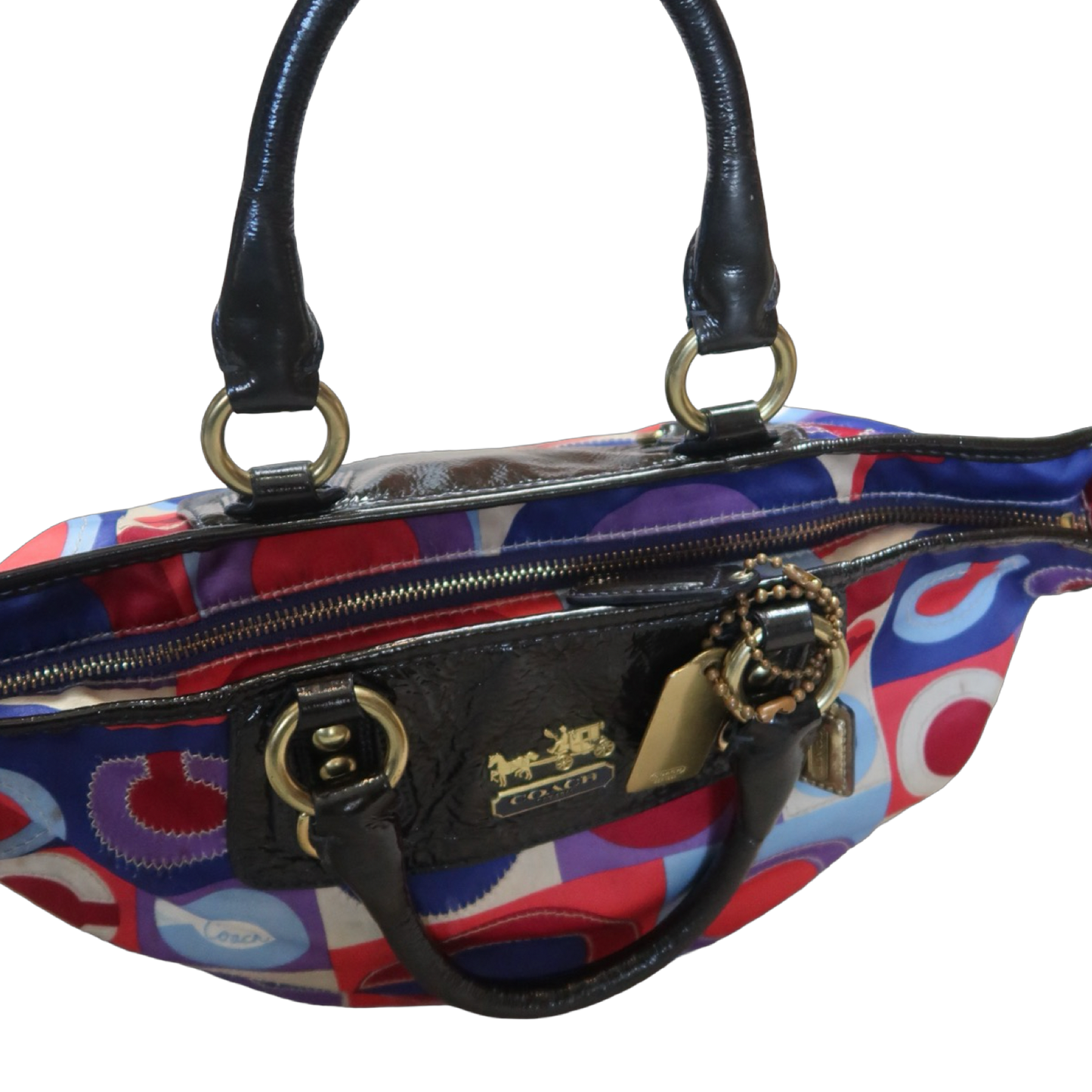 RED & BLUE COACH BAG