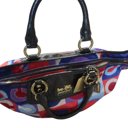 RED & BLUE COACH BAG