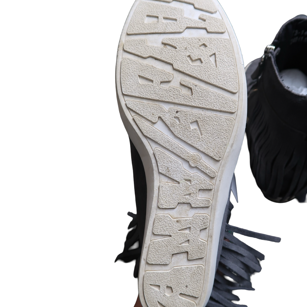 SUEDE WEDGE SNEAKER - EU38