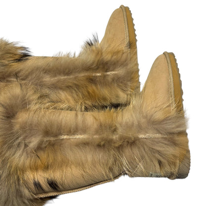 VINTAGE UGG FUR BOOTS - EU38