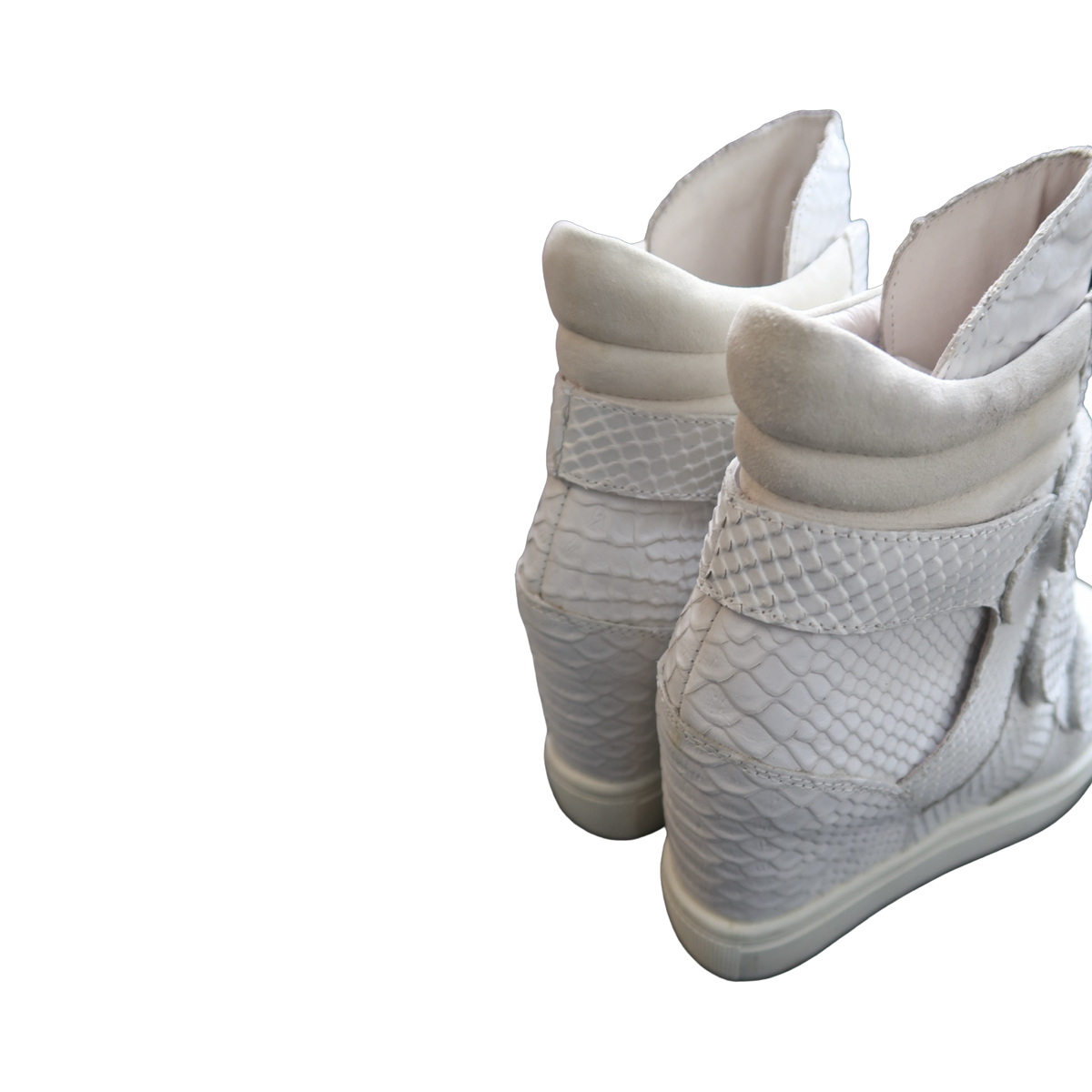 SNAKE SKIN WEDGE SNEAKER - EU39