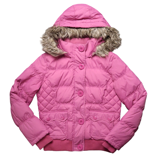 JEANS WEST PINK FUR JACKET - S