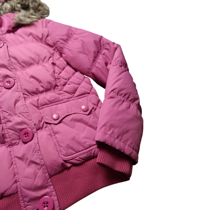 JEANS WEST PINK FUR JACKET - S