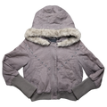 EBASE GREY FUR JACKET - S