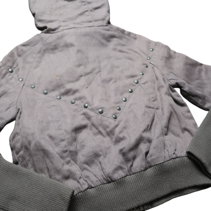 EBASE GREY FUR JACKET - S
