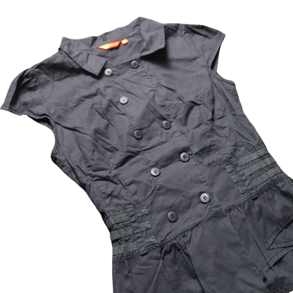 MOON STREET SHORT SLEEVE BUTTON UP - S