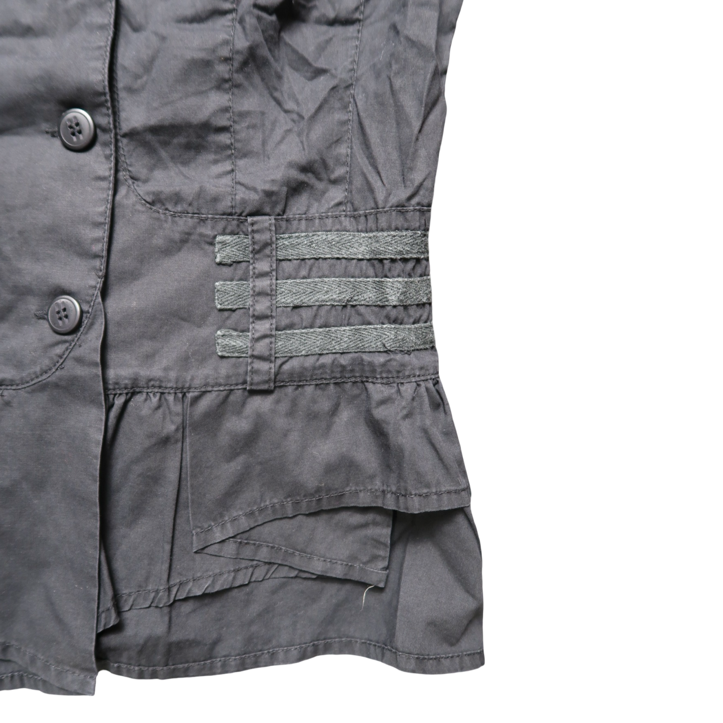 MOON STREET SHORT SLEEVE BUTTON UP - S