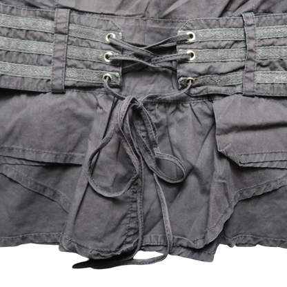 MOON STREET SHORT SLEEVE BUTTON UP - S