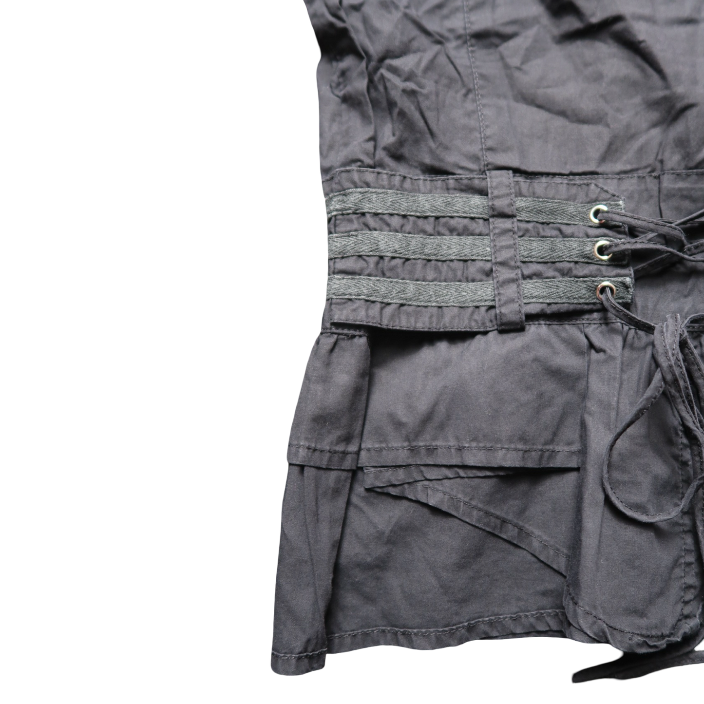 MOON STREET SHORT SLEEVE BUTTON UP - S