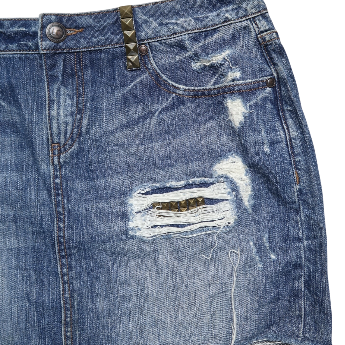 VINTAGE MINI SKIRT - XL