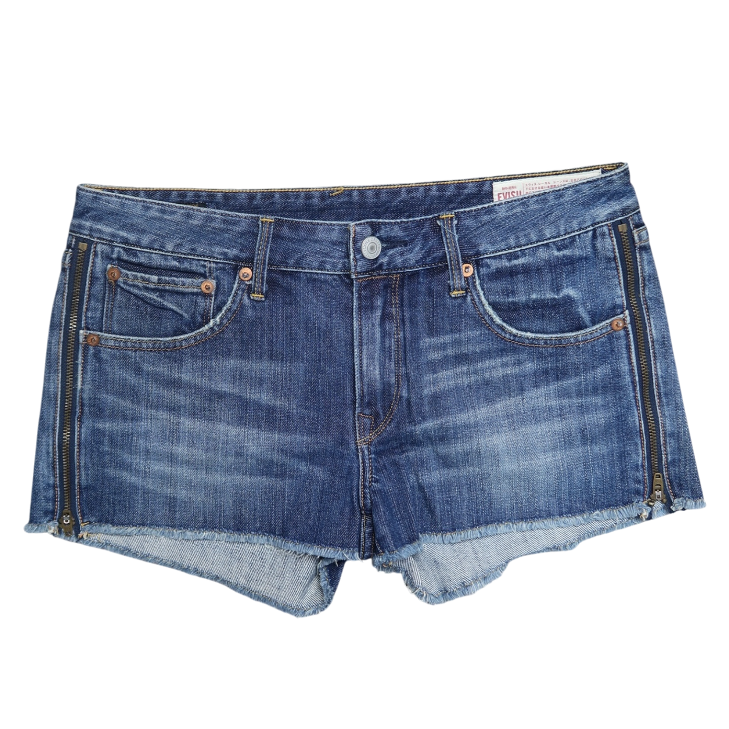 VINTAGE EVISU MINI SHORT - M