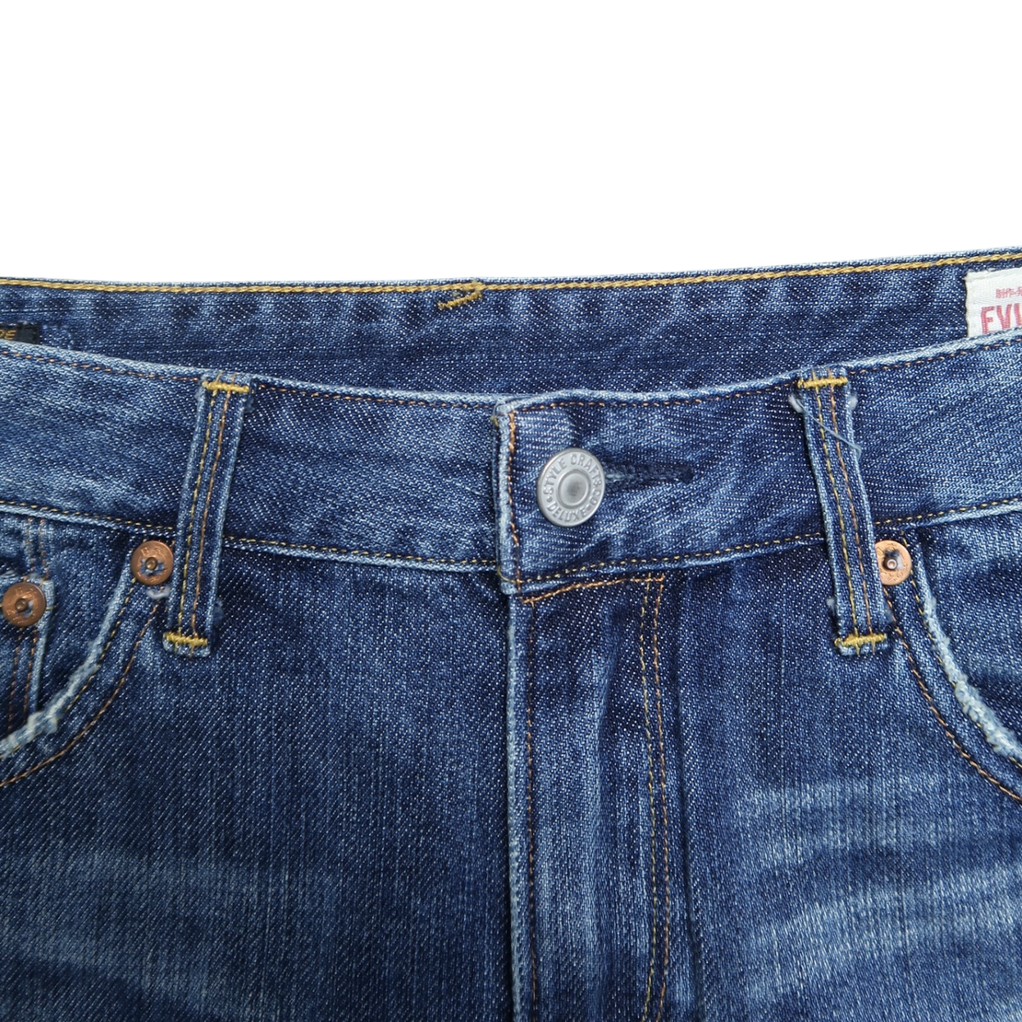 VINTAGE EVISU MINI SHORT - M