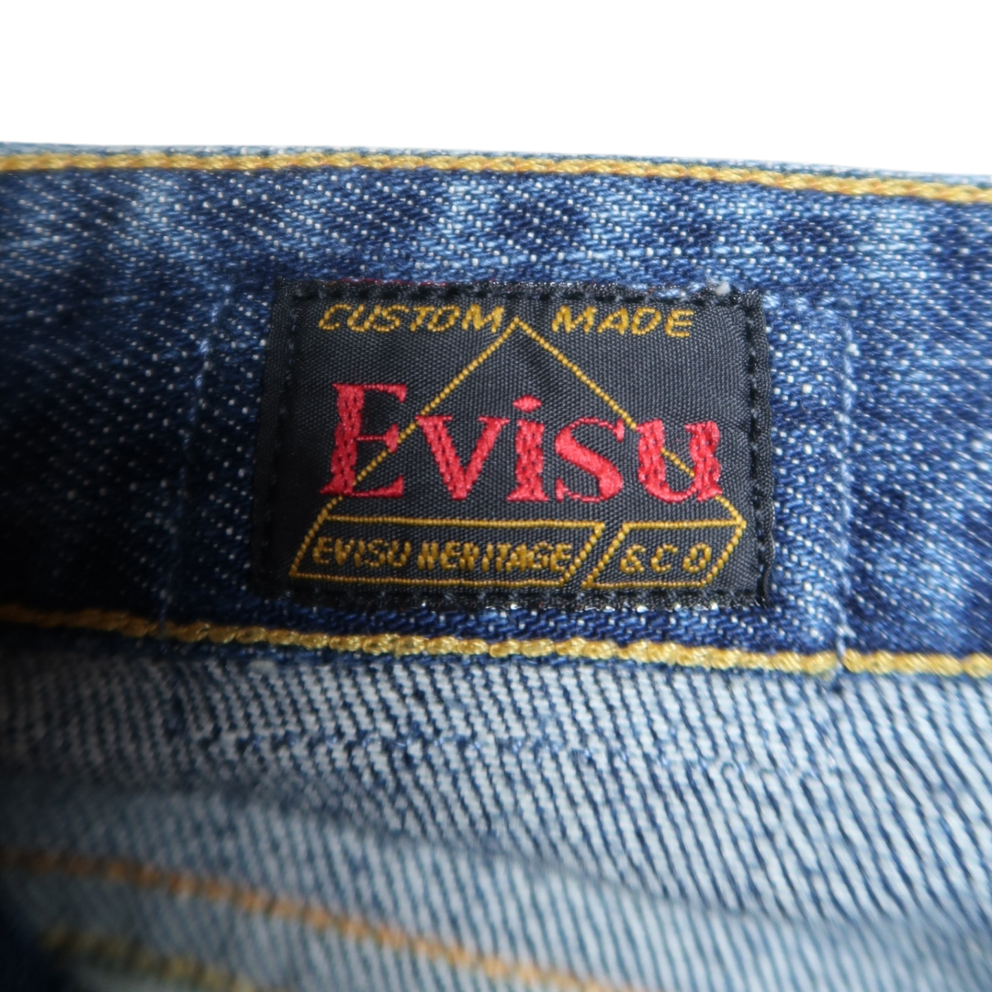 VINTAGE EVISU MINI SHORT - M