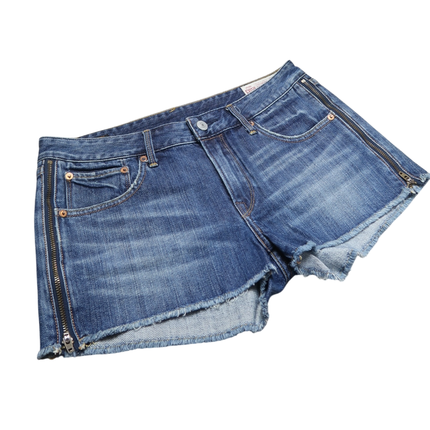 VINTAGE EVISU MINI SHORT - M