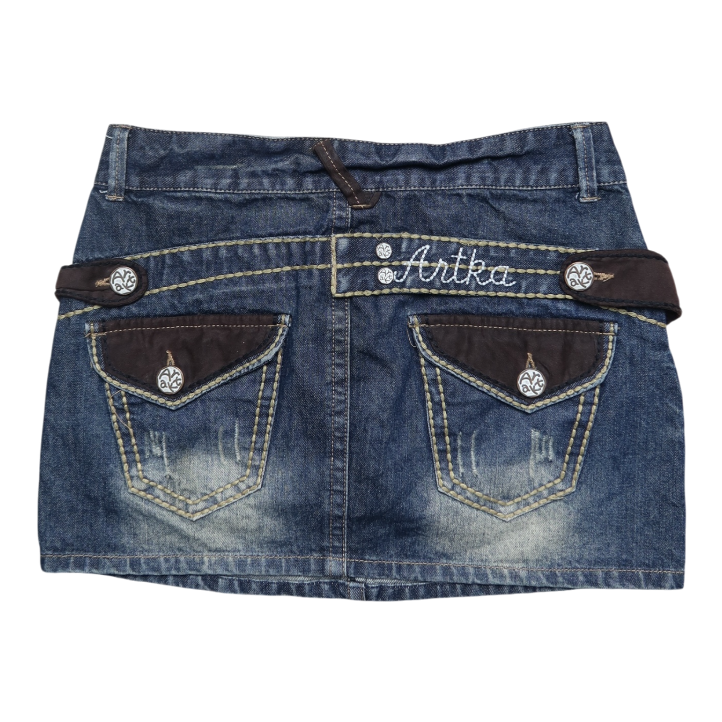 VINTAGE MINI SKIRT - M