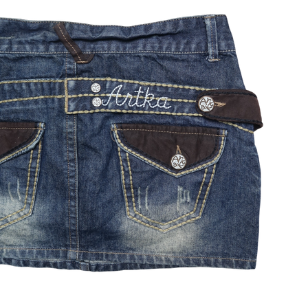 VINTAGE MINI SKIRT - M