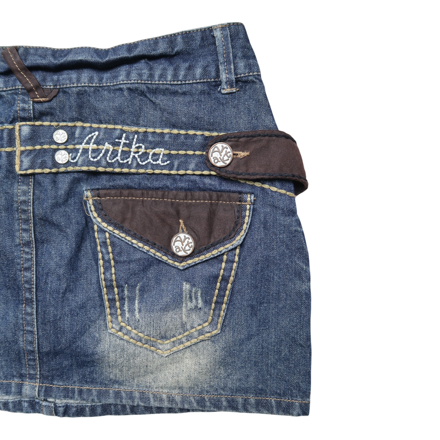 VINTAGE MINI SKIRT - M