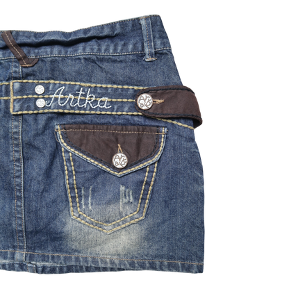 VINTAGE MINI SKIRT - M