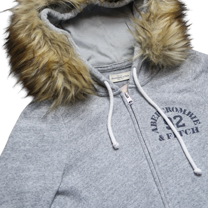 ABERCROMBIE & FITCH FUR JACKET - S