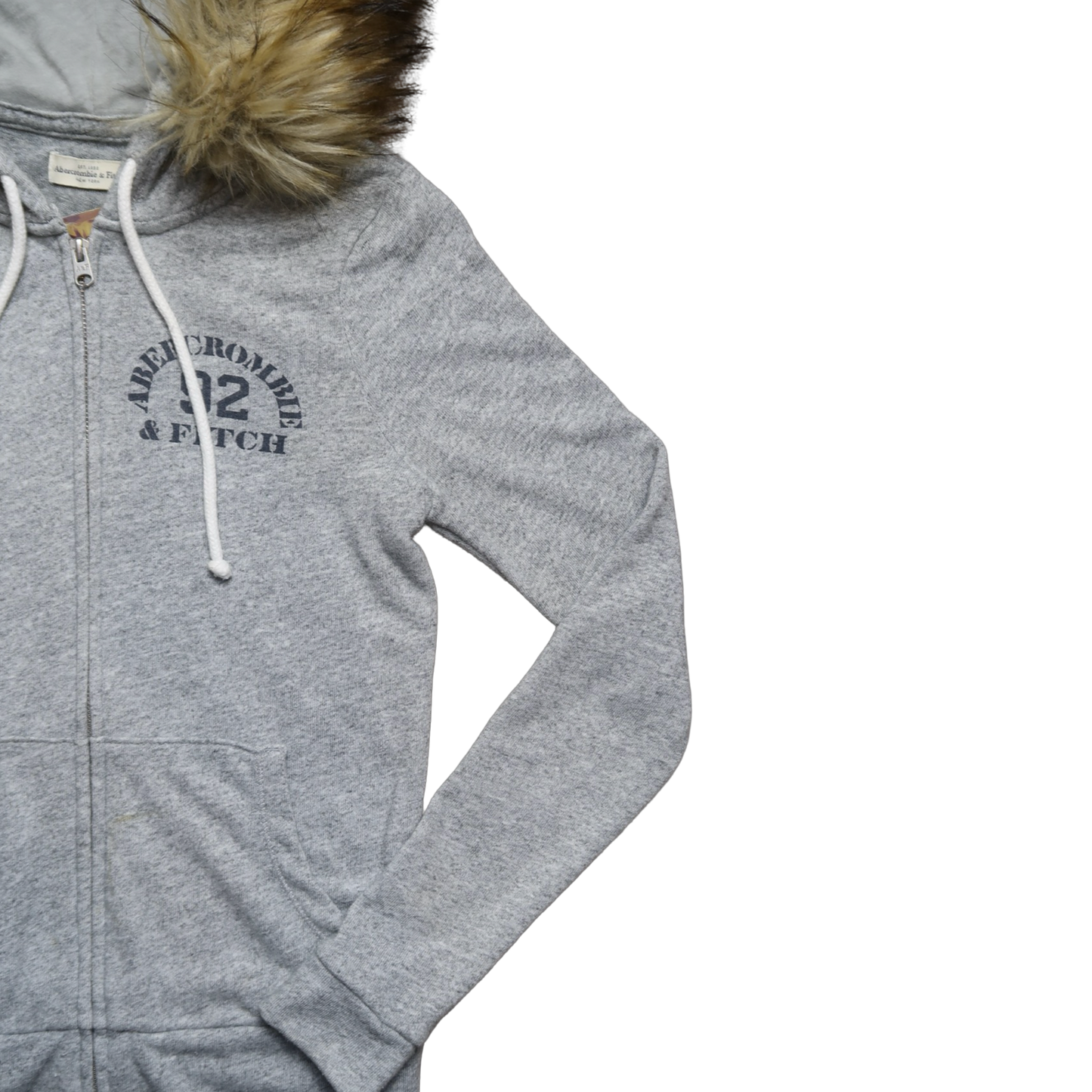 ABERCROMBIE & FITCH FUR JACKET - S