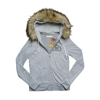 ABERCROMBIE & FITCH FUR JACKET - S