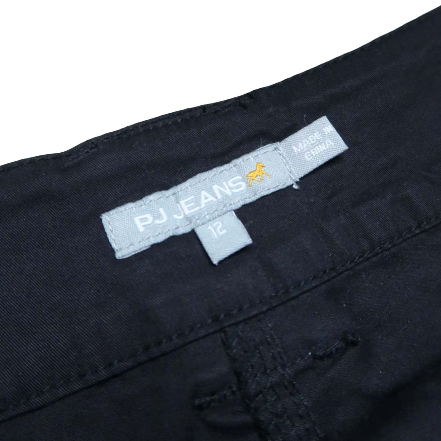 VINTAGE BLACK CAPRI - L