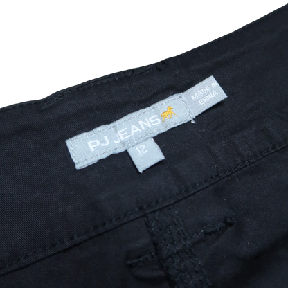 VINTAGE BLACK CAPRI - L
