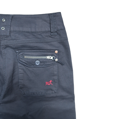VINTAGE BLACK CAPRI - L