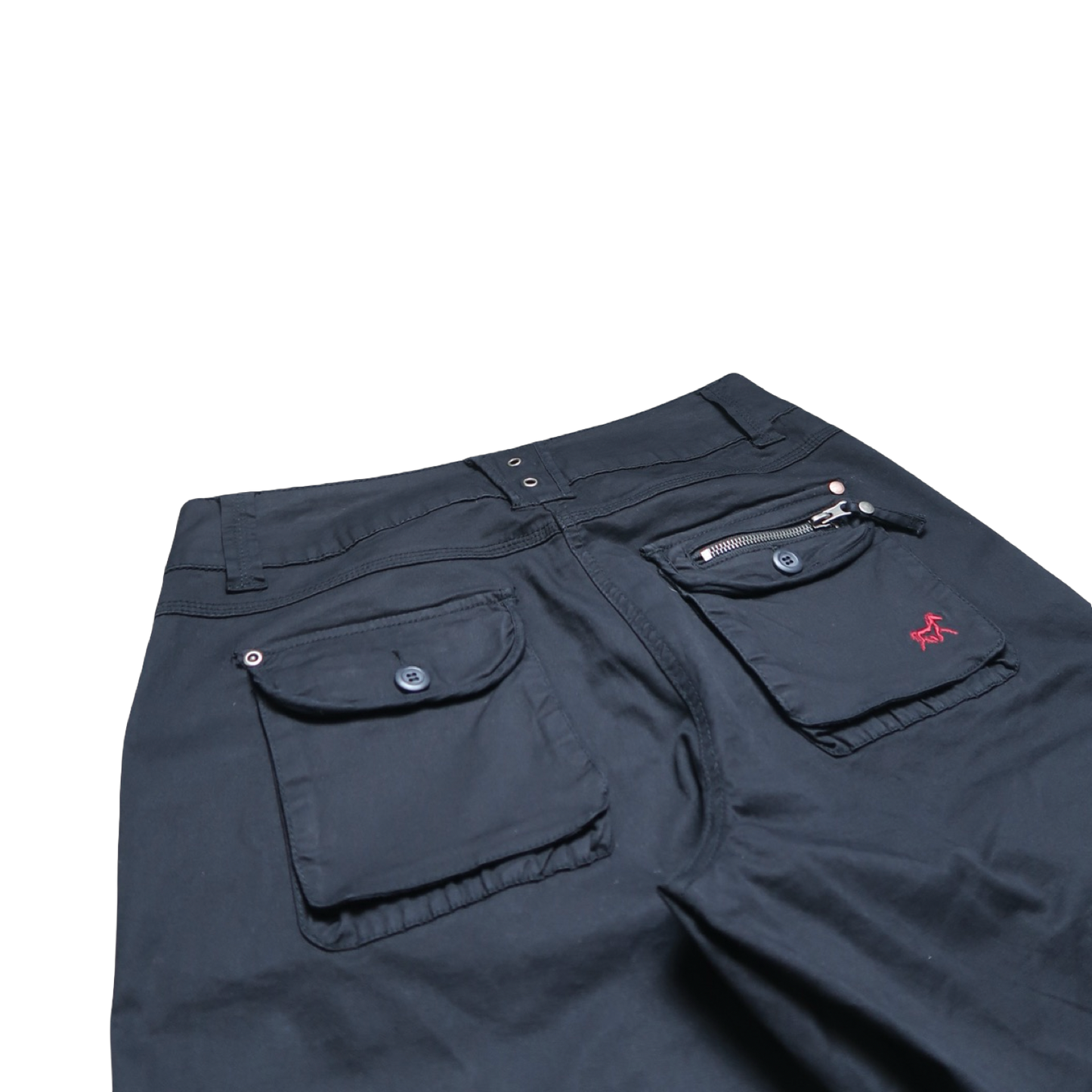 VINTAGE BLACK CAPRI - L