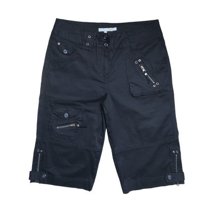 VINTAGE BLACK CAPRI - L